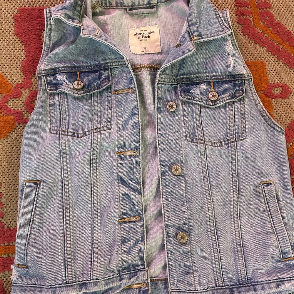 Abercrombie & Fitch Denim Vest XS
